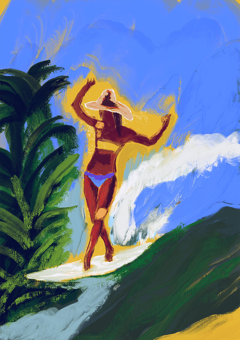 Quadro Surf Heloisa Camargo