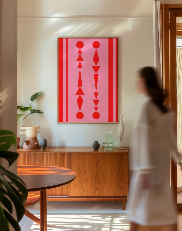 Quadro Geométrico Sagrado Valentim por Flávia Miranda