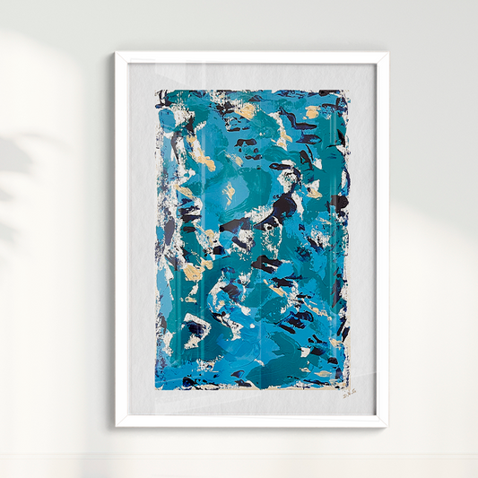 Quadro D.H.G Serie Azul II - Peça única