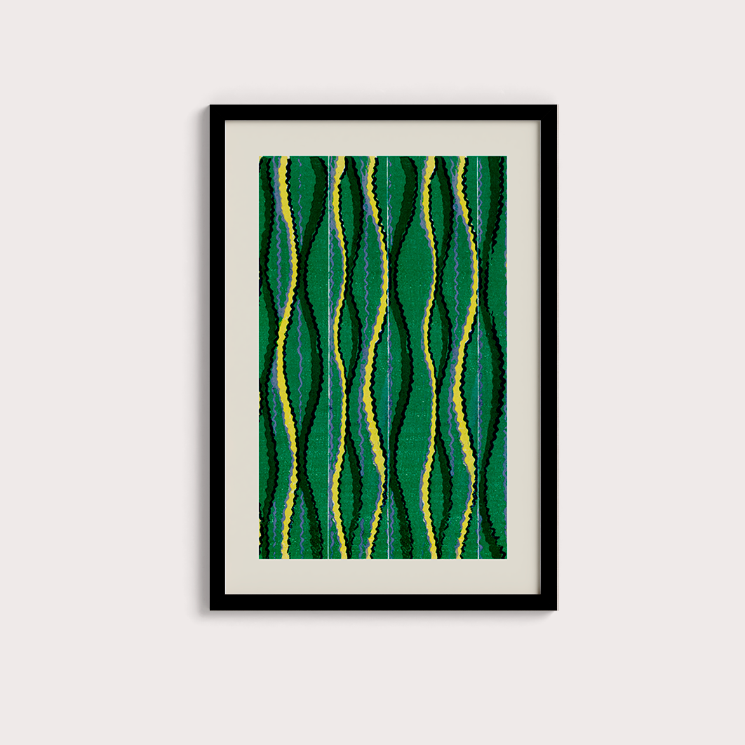 Vintage Woodblock print Furuya Korin 2