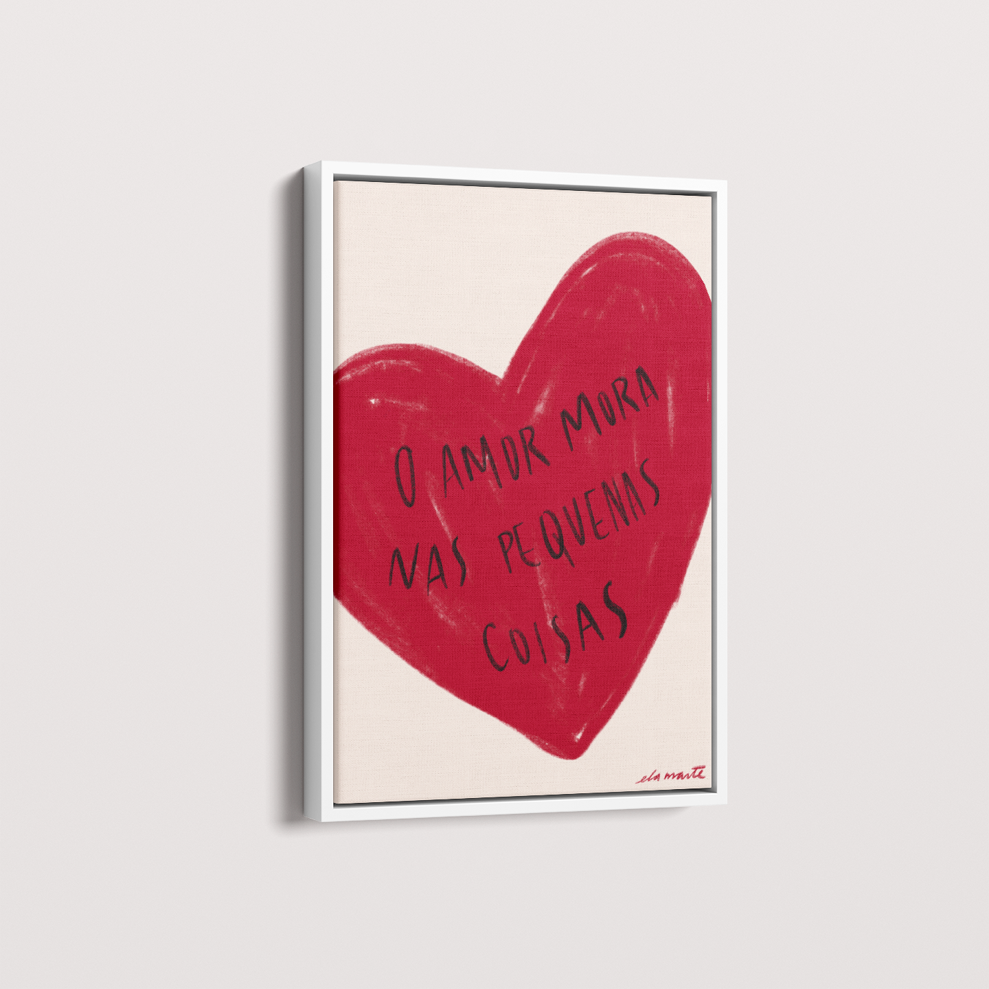 Quadro o Amor por Ela Marte