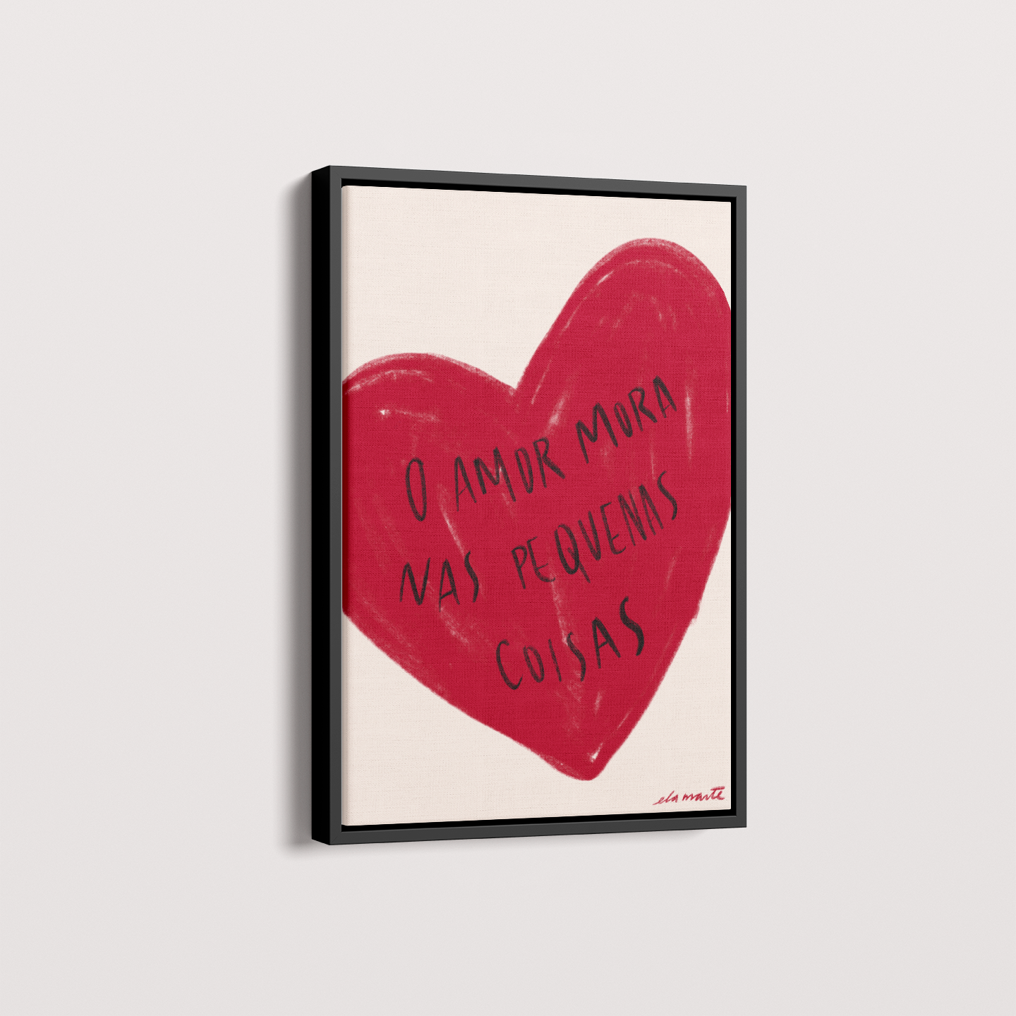 Quadro o Amor por Ela Marte