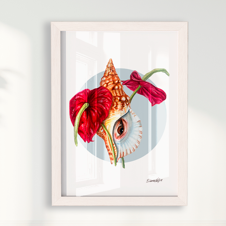 Quadro Antúrio por Bruno Felipe