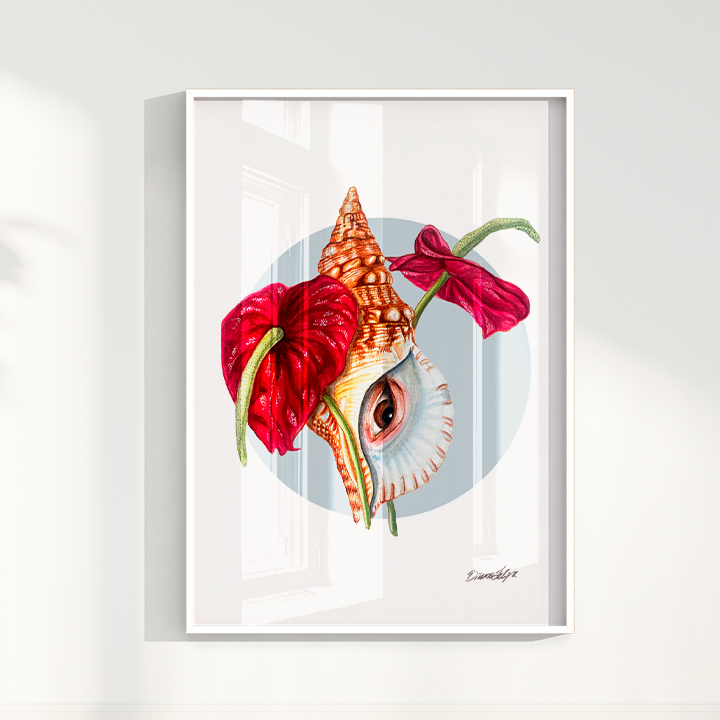 Quadro Antúrio por Bruno Felipe