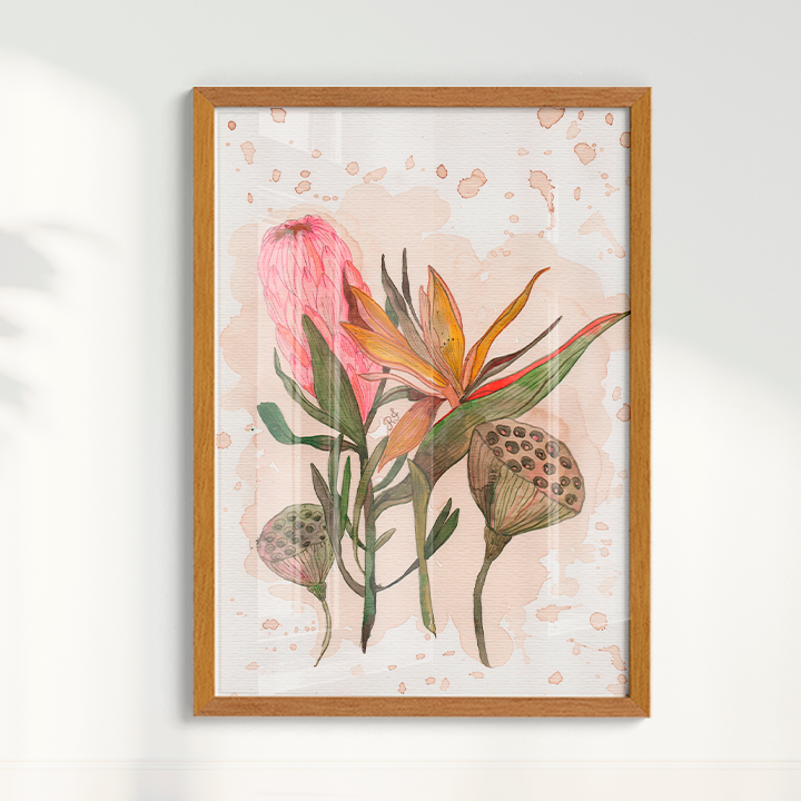 Quadro Aquarelando 30 por Rayana Karoline