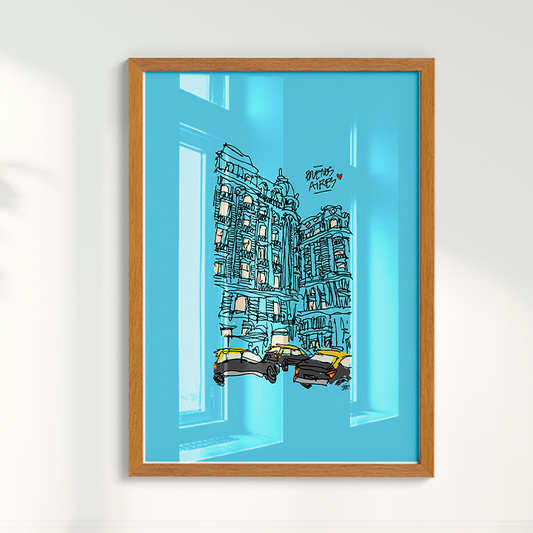 Quadro Buenos Aires II por Samuel Choer