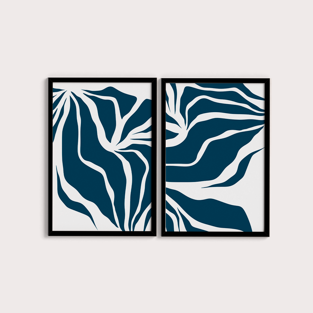Composição Abstract Blue