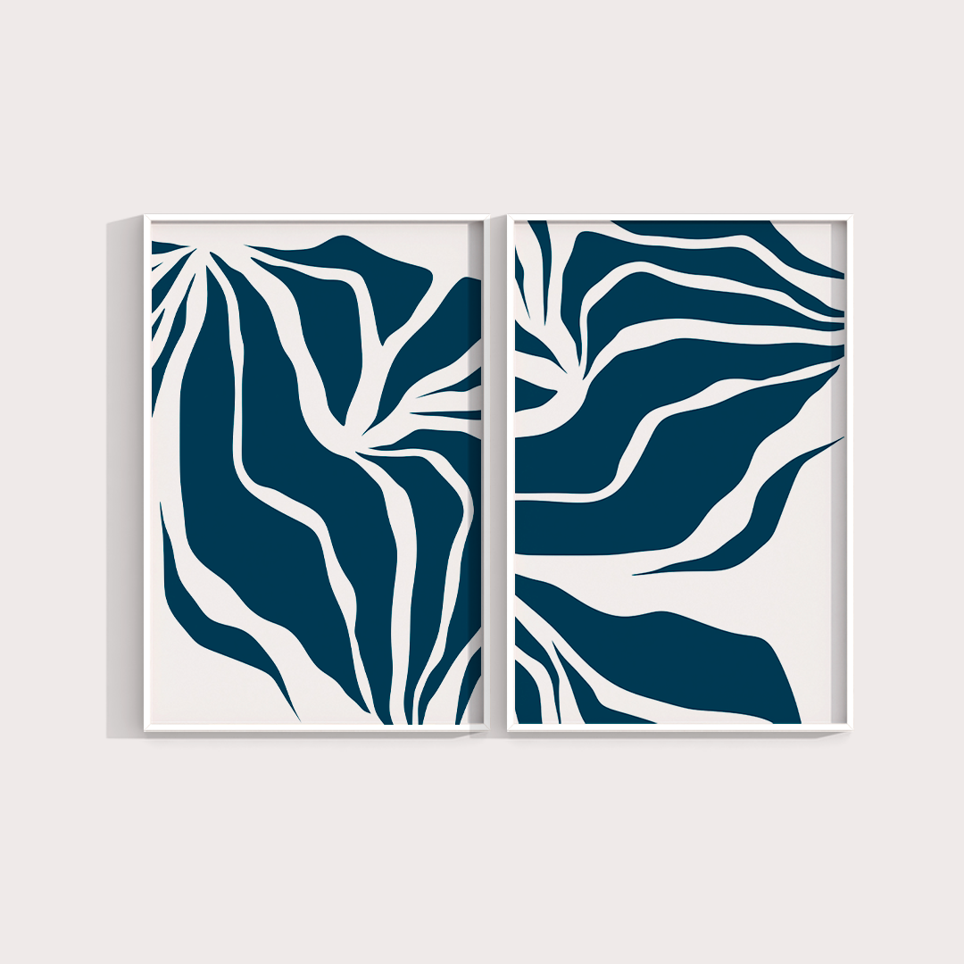 Composição Abstract Blue