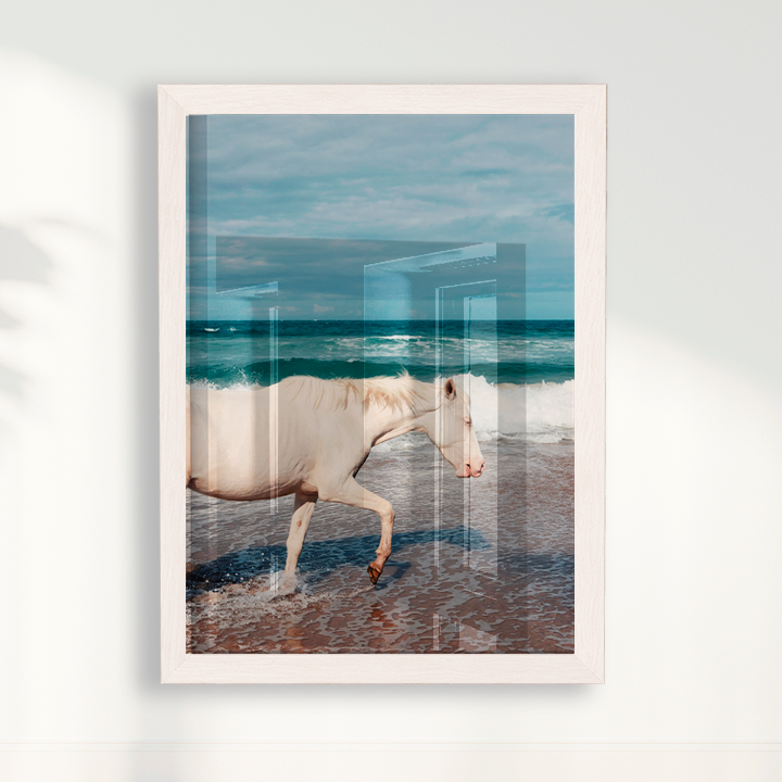 Quadro Cavalo Perfil por Camila da Lomba