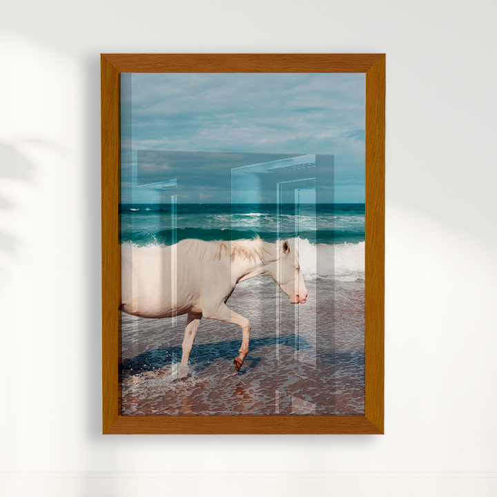 Quadro Cavalo Perfil por Camila da Lomba