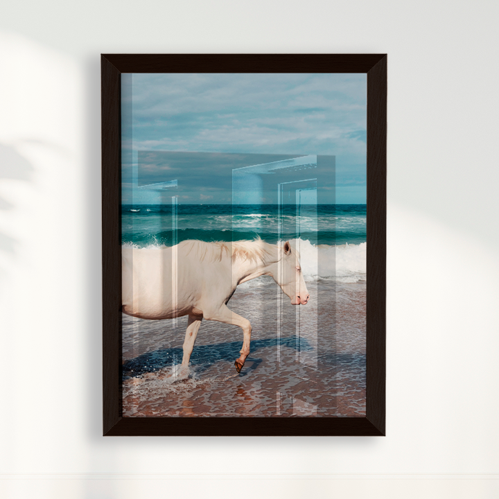 Quadro Cavalo Perfil por Camila da Lomba