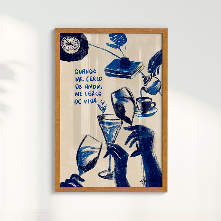 Quadro Me cerco de amor por Elizeu Galvão