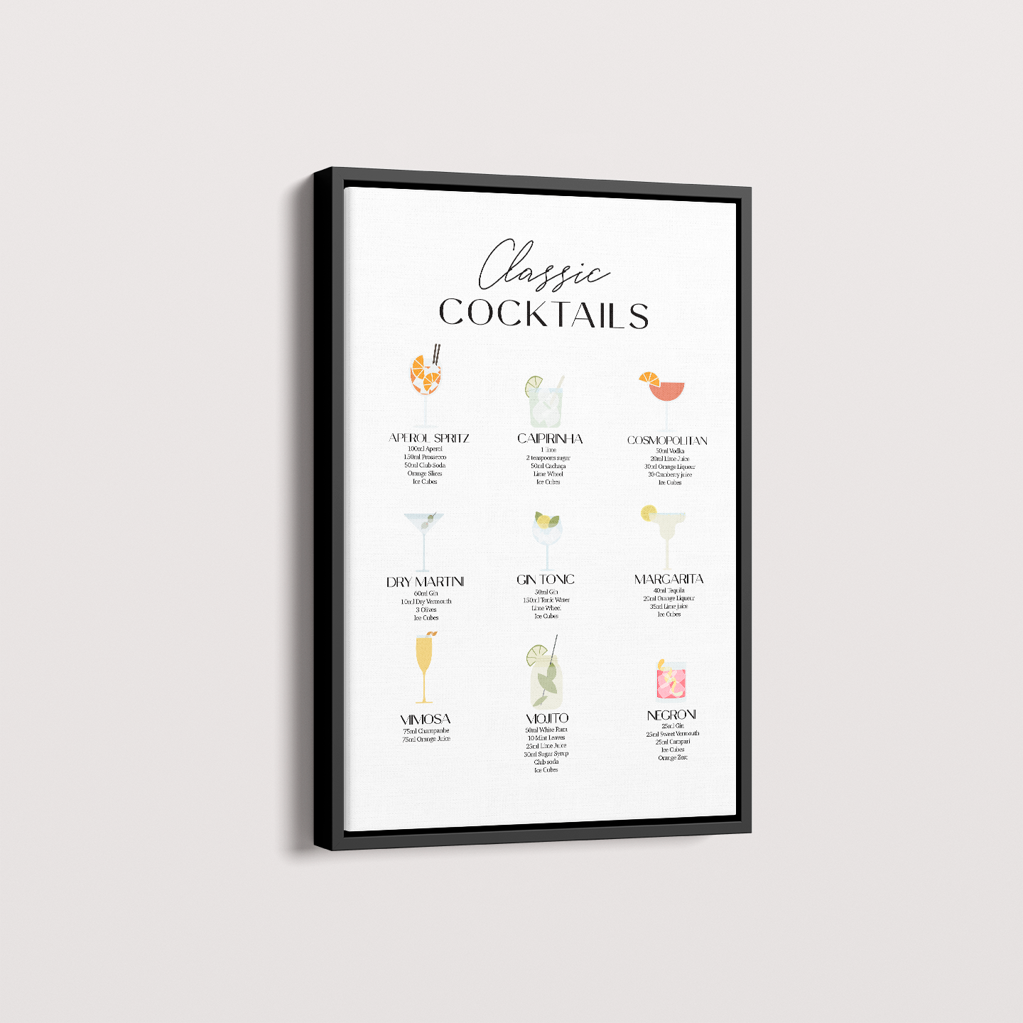 Quadro Classic Cocktails