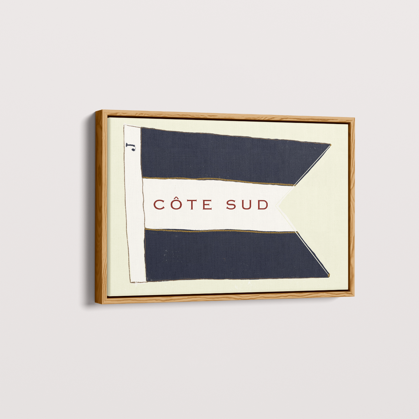 Quadro Bandeira Náutica por Heloisa Camargo