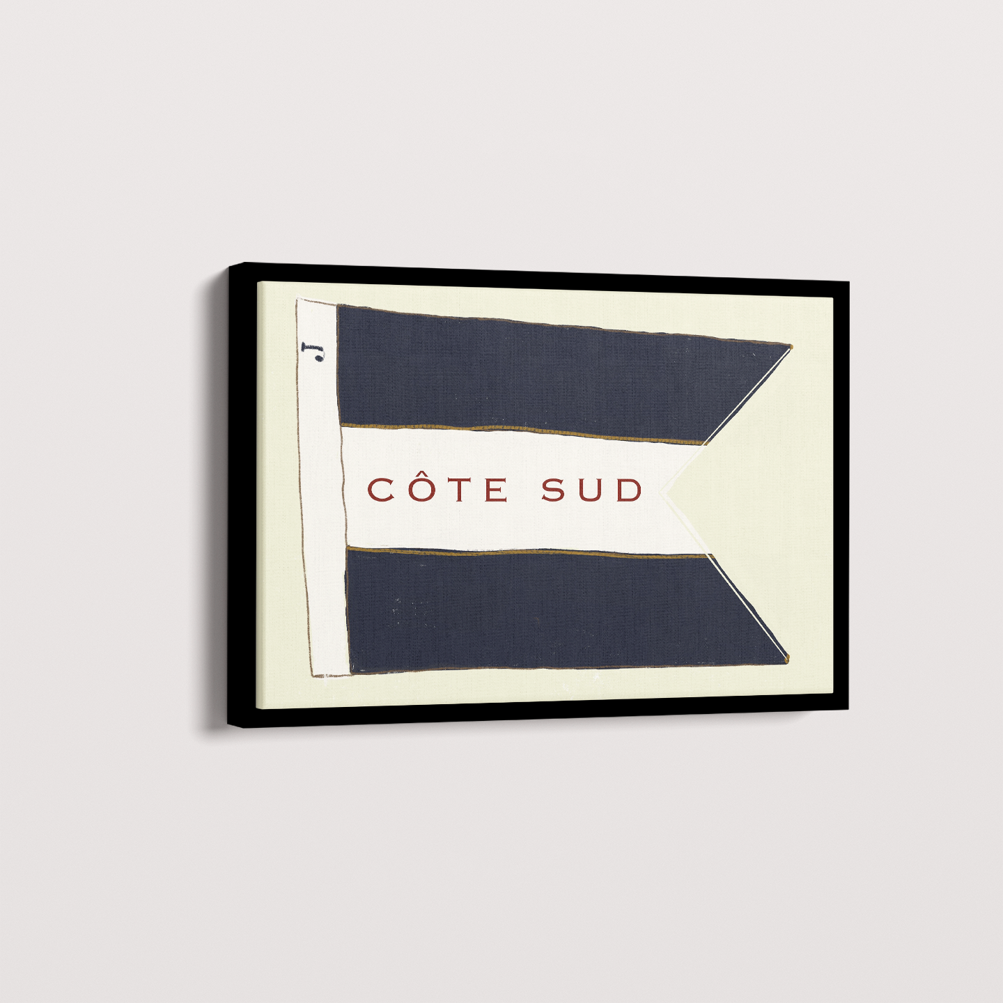 Quadro Bandeira Náutica por Heloisa Camargo
