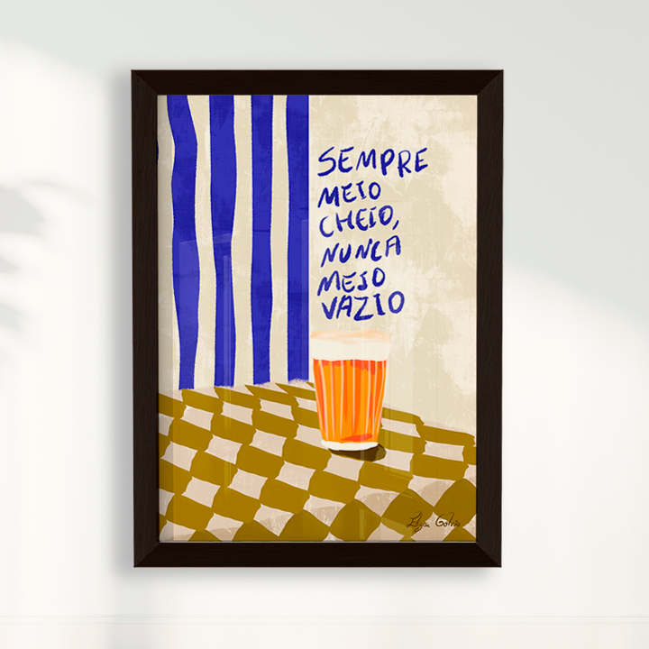 Quadro Sempre meio cheio por Elizeu Galvão