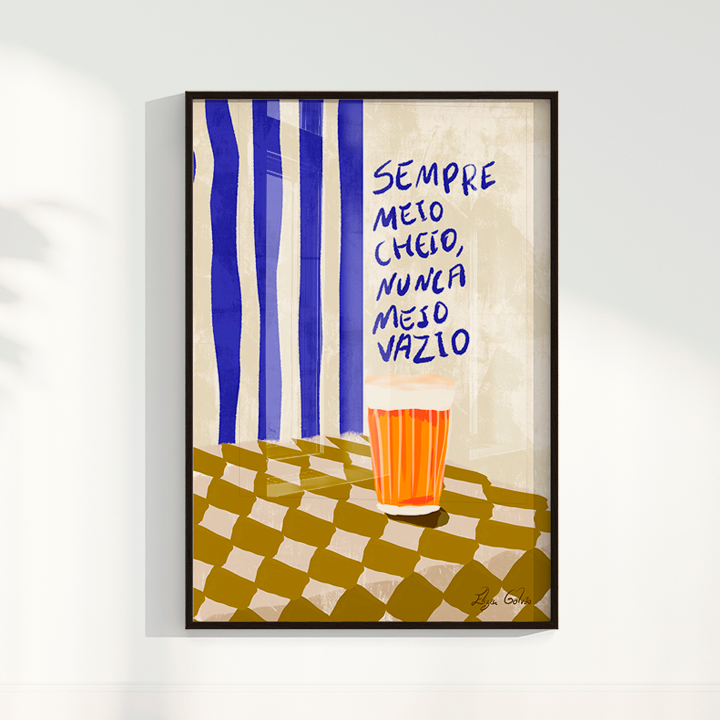 Quadro Sempre meio cheio por Elizeu Galvão