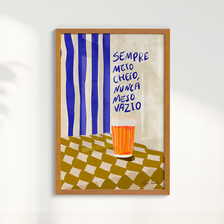 Quadro Sempre meio cheio por Elizeu Galvão
