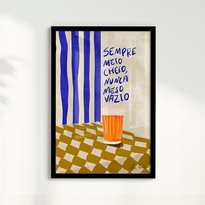 Quadro Sempre meio cheio por Elizeu Galvão