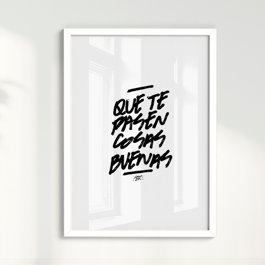 Quadro Cosas Buenas por Samuel Choer