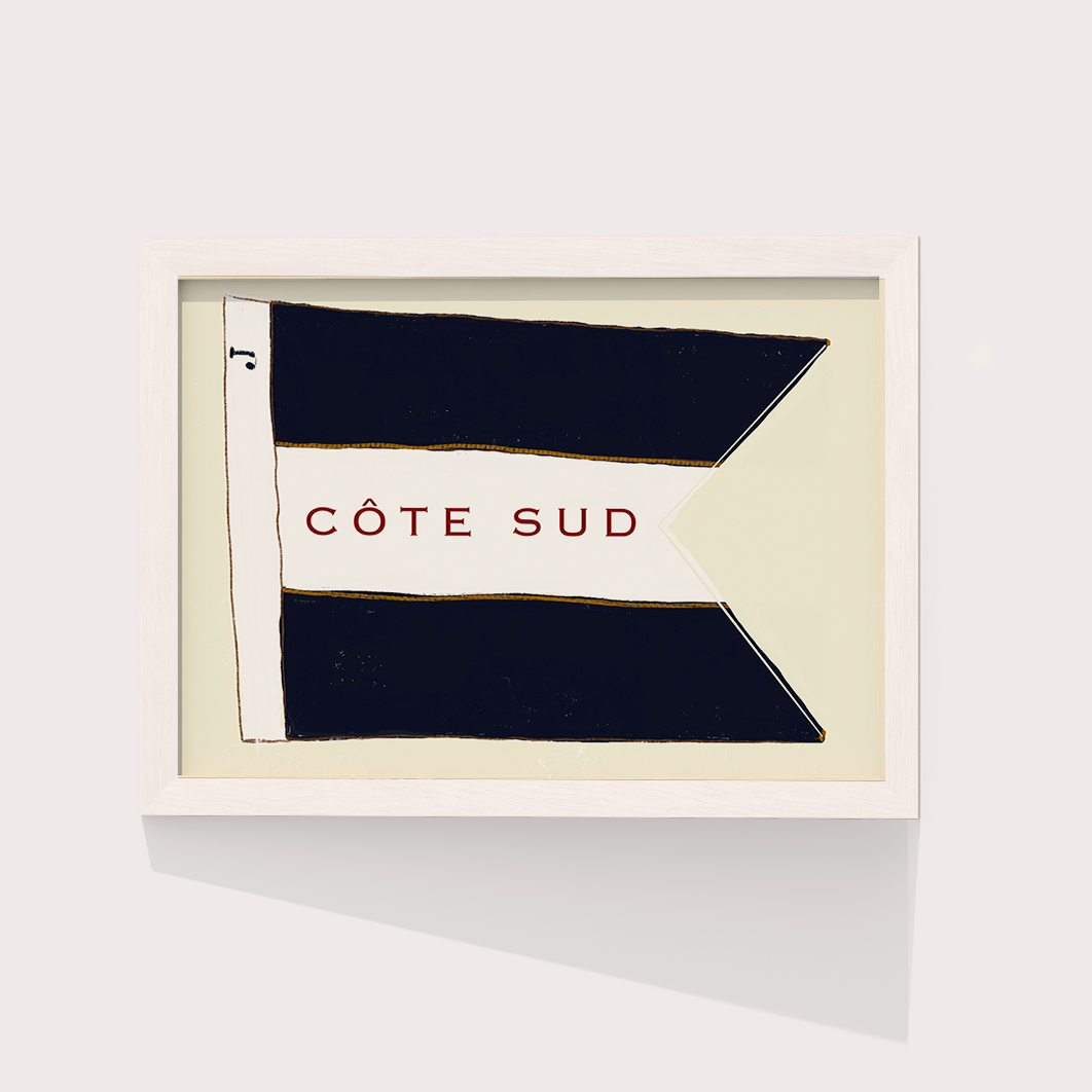 Quadro Bandeira Náutica por Heloisa Camargo