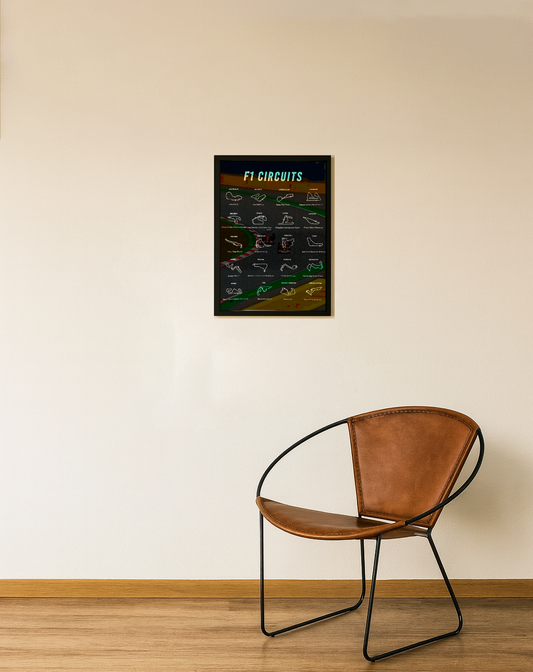 Quadro Formula 1 pronta entrega Tamanho A3