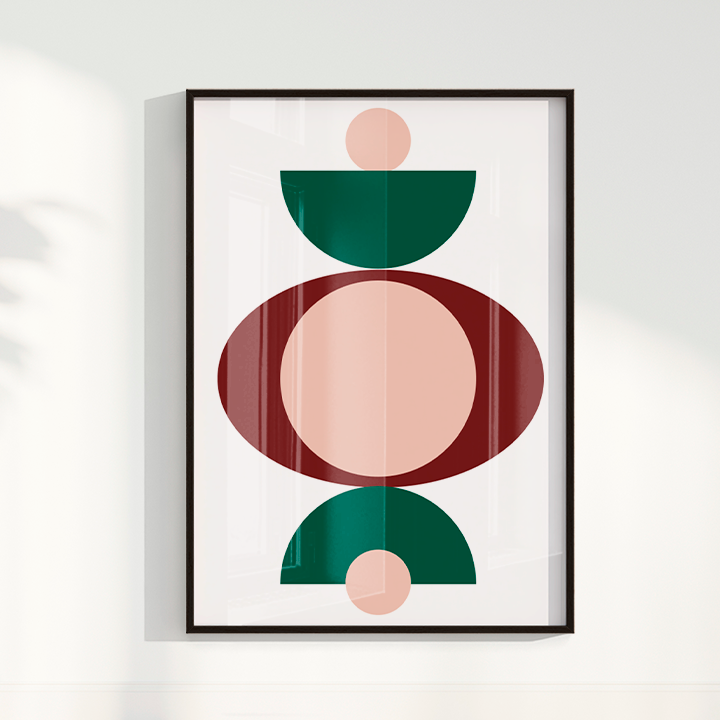 Quadro Geométrico Vazante por Flávia Miranda