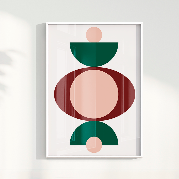 Quadro Geométrico Vazante por Flávia Miranda