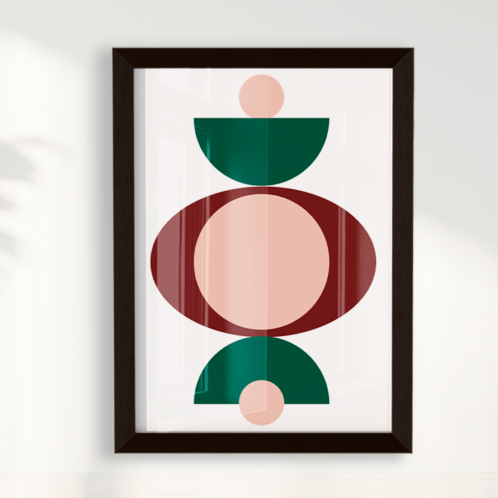 Quadro Geométrico Vazante por Flávia Miranda