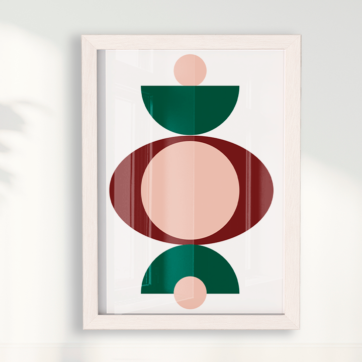 Quadro Geométrico Vazante por Flávia Miranda