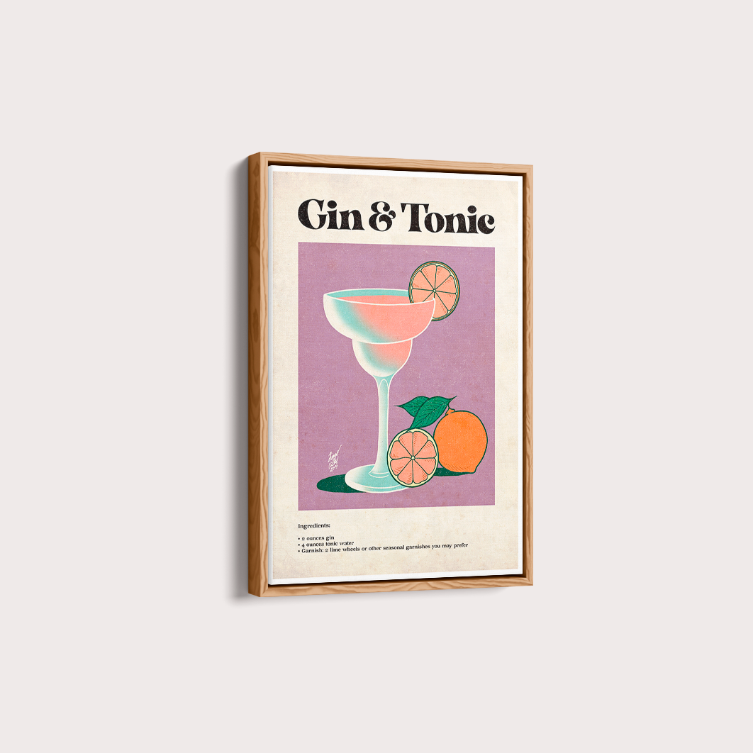 Quadro Gin&Tonic por Thiago Villas Boas