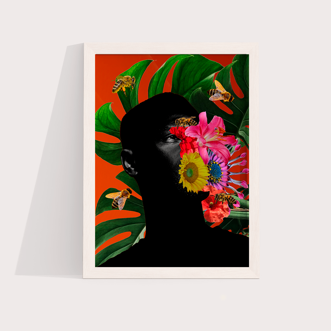 Homem Florido por Bruna Carolina - LARTESTUDIO