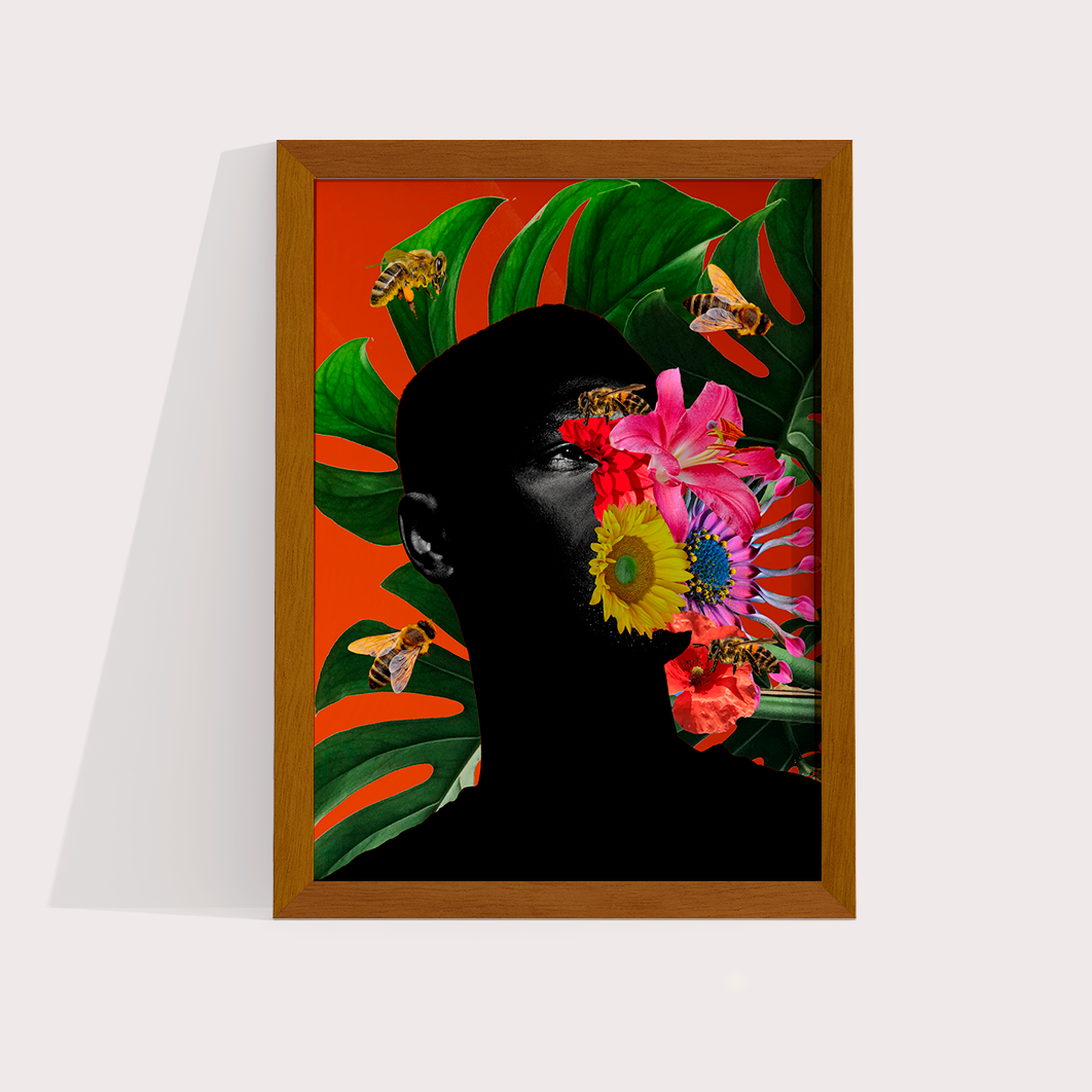 Homem Florido por Bruna Carolina - LARTESTUDIO