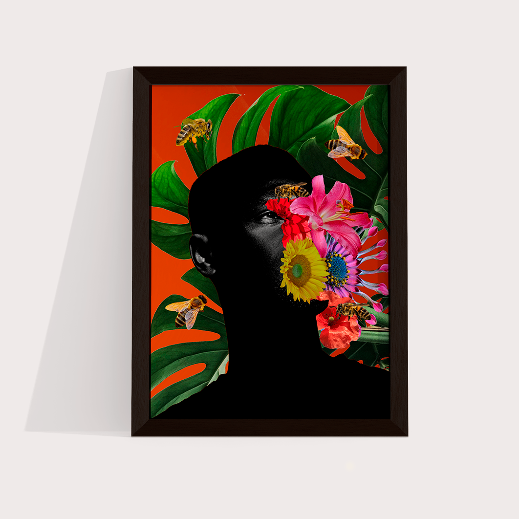 Homem Florido por Bruna Carolina - LARTESTUDIO