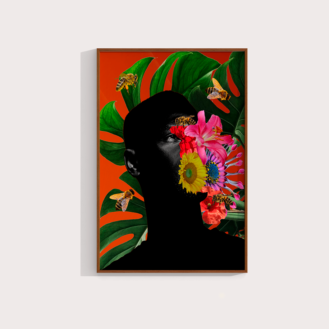 Homem Florido por Bruna Carolina - LARTESTUDIO
