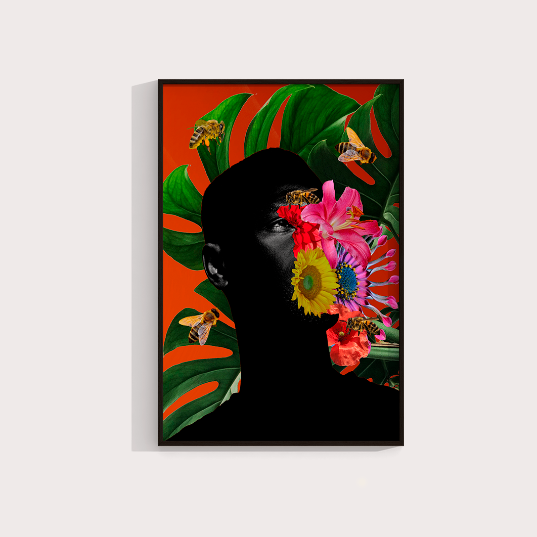 Homem Florido por Bruna Carolina - LARTESTUDIO
