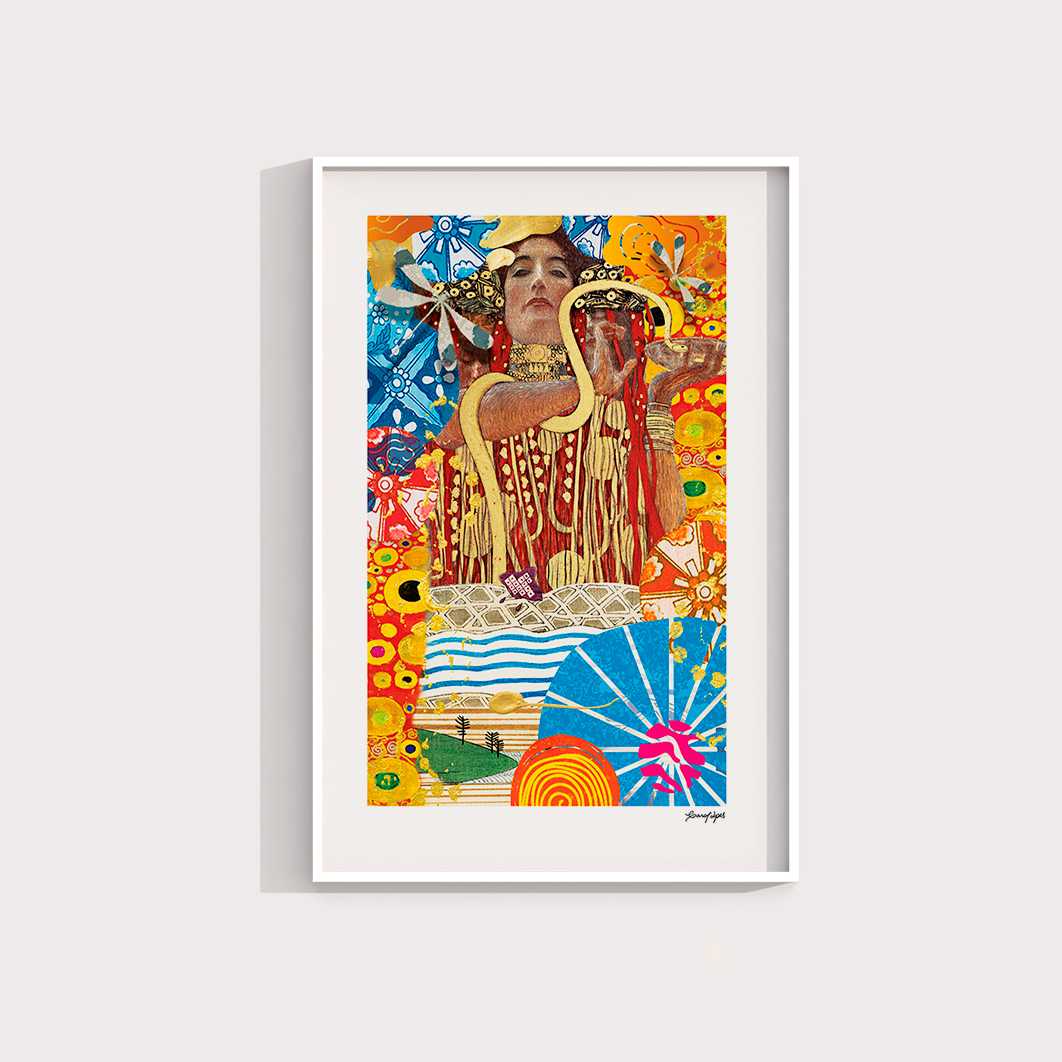 Quadro Libélula & Serpente por Adoro Cores