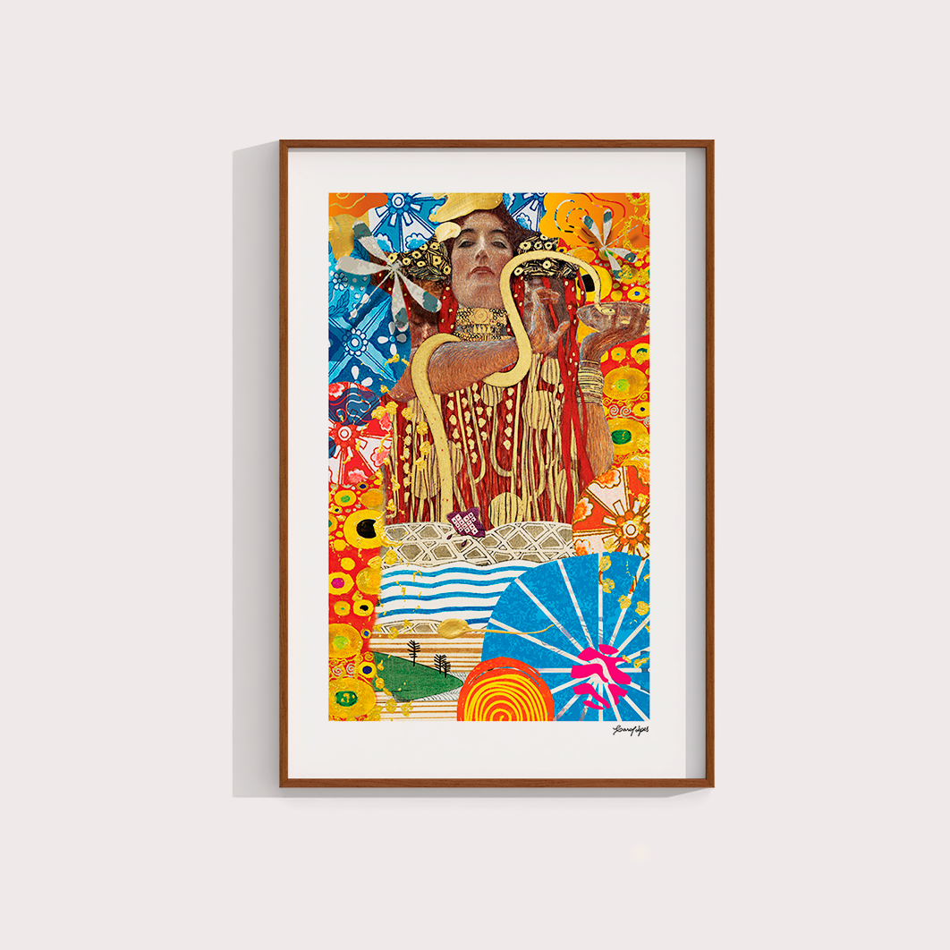 Quadro Libélula & Serpente por Adoro Cores