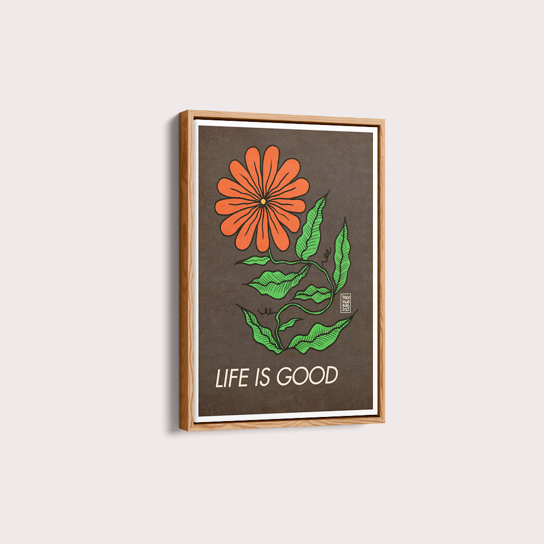 Quadro Flower II por Thiago Villas Boas