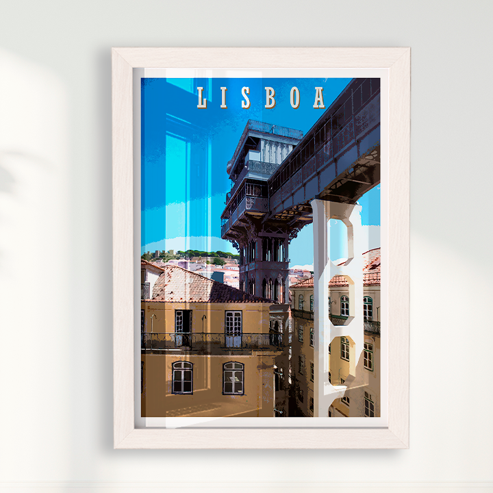 Quadro Lisboa por Angus Waddacor-McConill