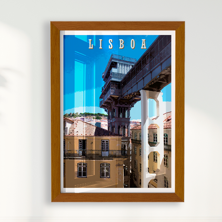 Quadro Lisboa por Angus Waddacor-McConill