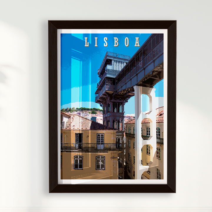 Quadro Lisboa por Angus Waddacor-McConill