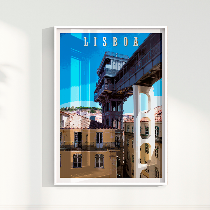 Quadro Lisboa por Angus Waddacor-McConill