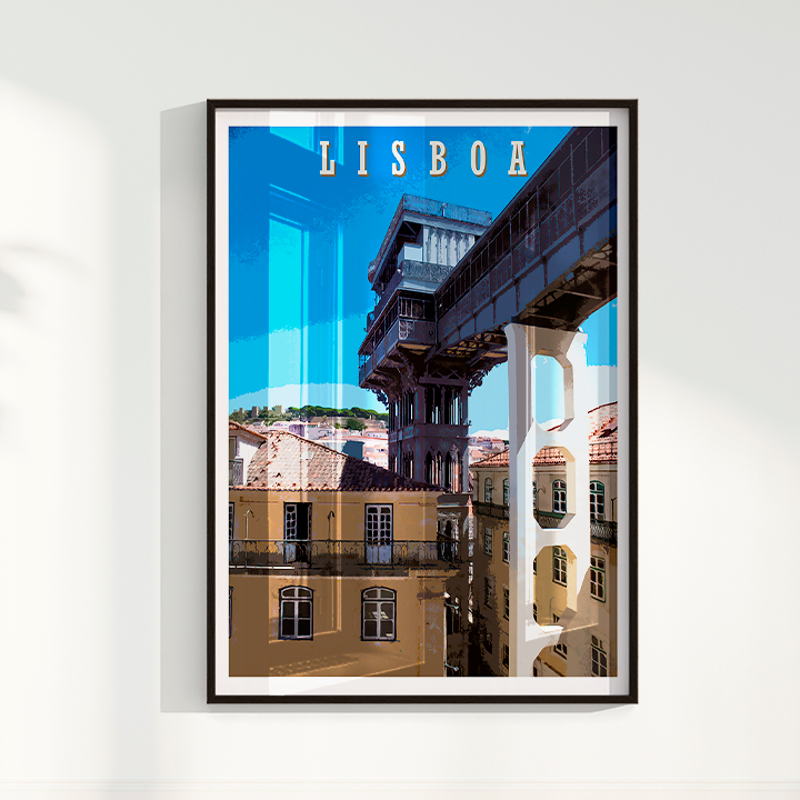 Quadro Lisboa por Angus Waddacor-McConill