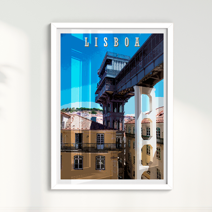 Quadro Lisboa por Angus Waddacor-McConill