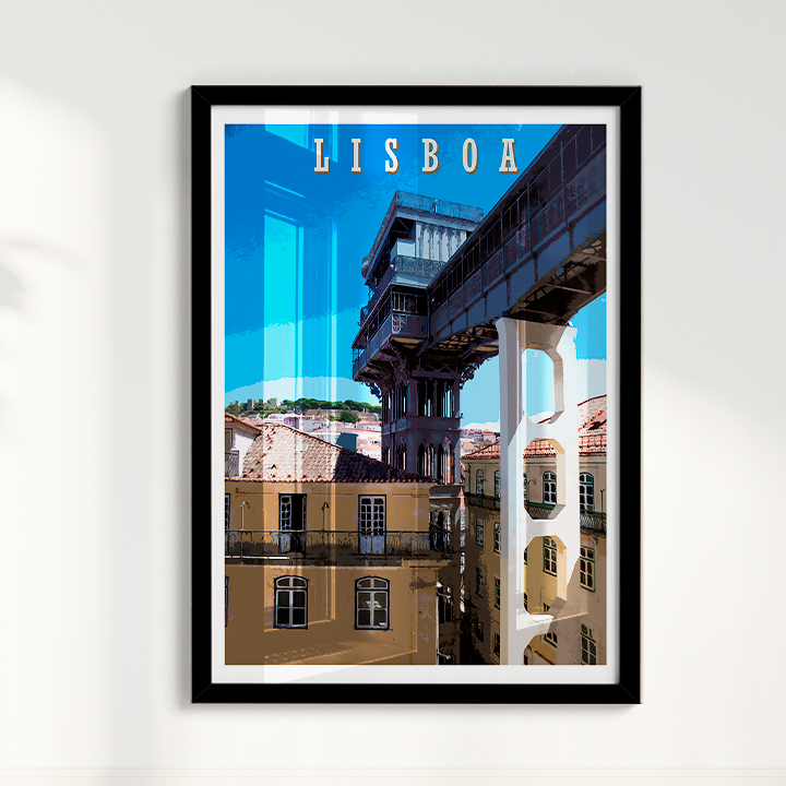 Quadro Lisboa por Angus Waddacor-McConill