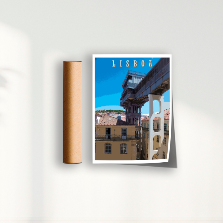 Quadro Lisboa por Angus Waddacor-McConill