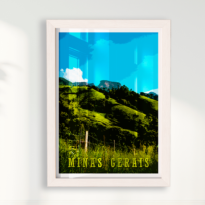 Quadro Minas Gerais por Angus Waddacor-McConill