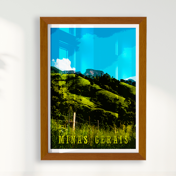 Quadro Minas Gerais por Angus Waddacor-McConill