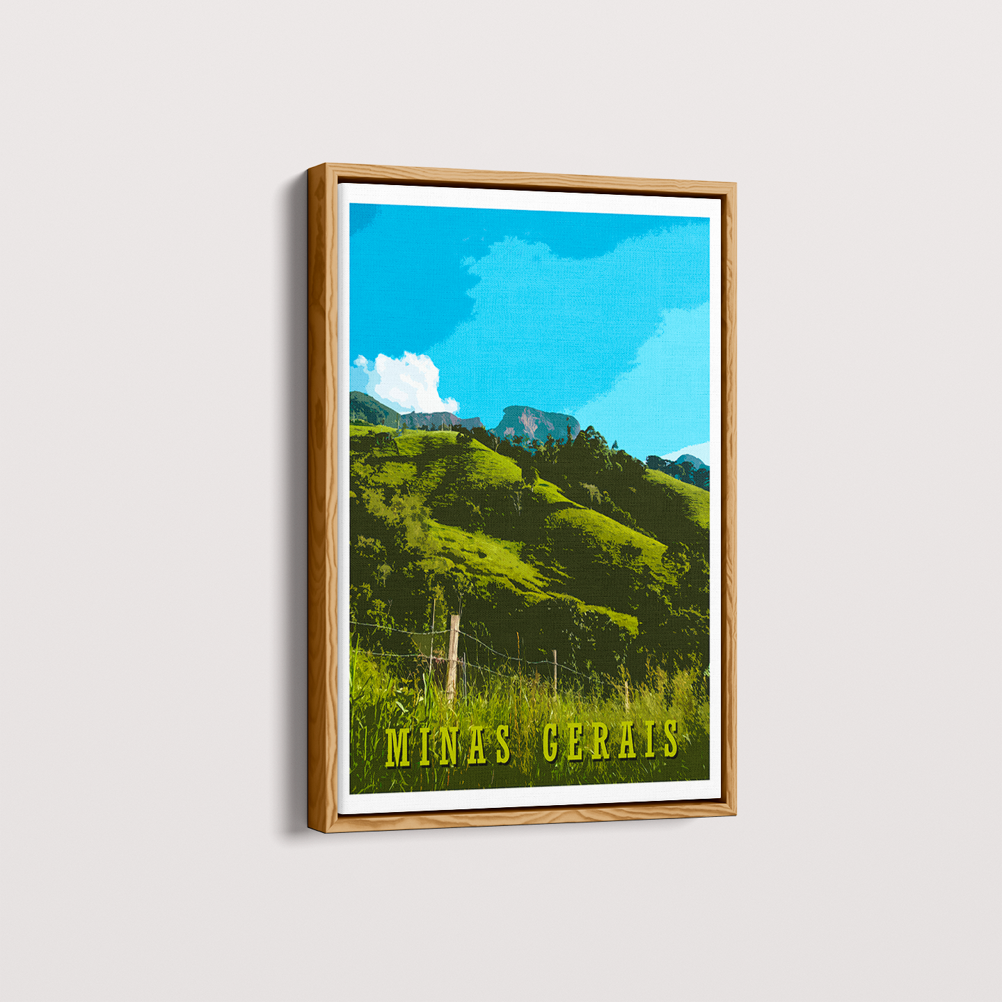 Quadro Minas Gerais por Angus Waddacor-McConill